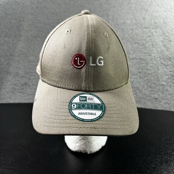 New Era 9forty LG Hat Men One‎ Size Adjustable Strap Baseball Cap Tech Work Wear - Picture 1 of 11